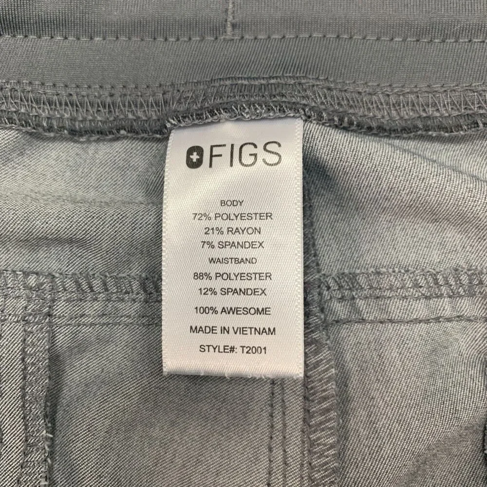 Figs Scrub Pants Mens M Medium Graphite Axim Cargo Pocket Technical Collection